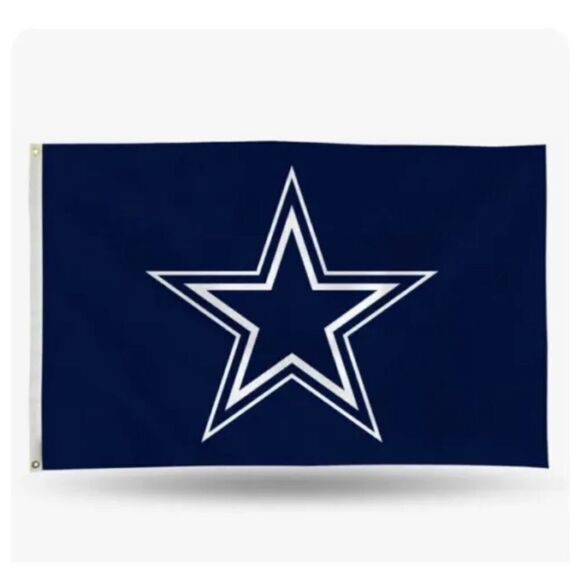 Dallas Cowboys NFL Football Navy Blue & White 5’x3’ Flag New - Picture 1 of 2